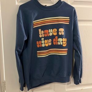 S Gildan Have a Nice Day Sweatshirt